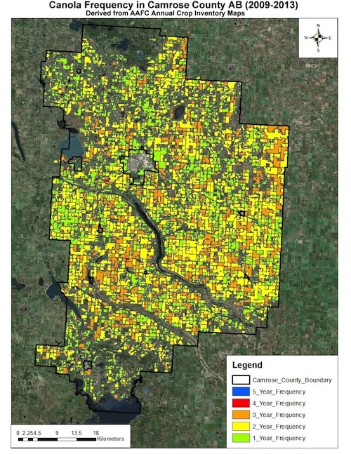 5yrcanolaFrequencyCamroseCountyAB small